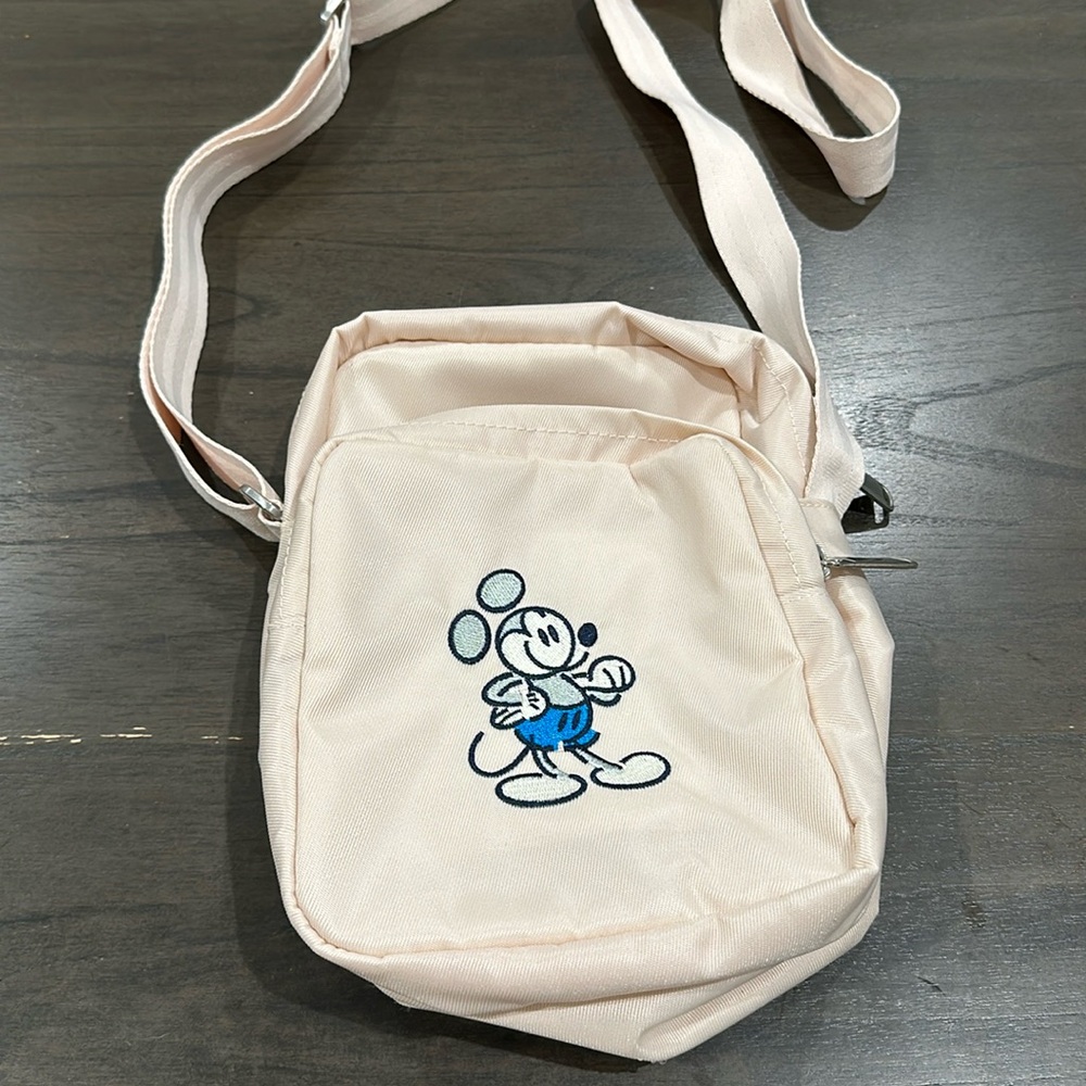 Disney Parks Mickey Mouse Crossbody in Baby Pink